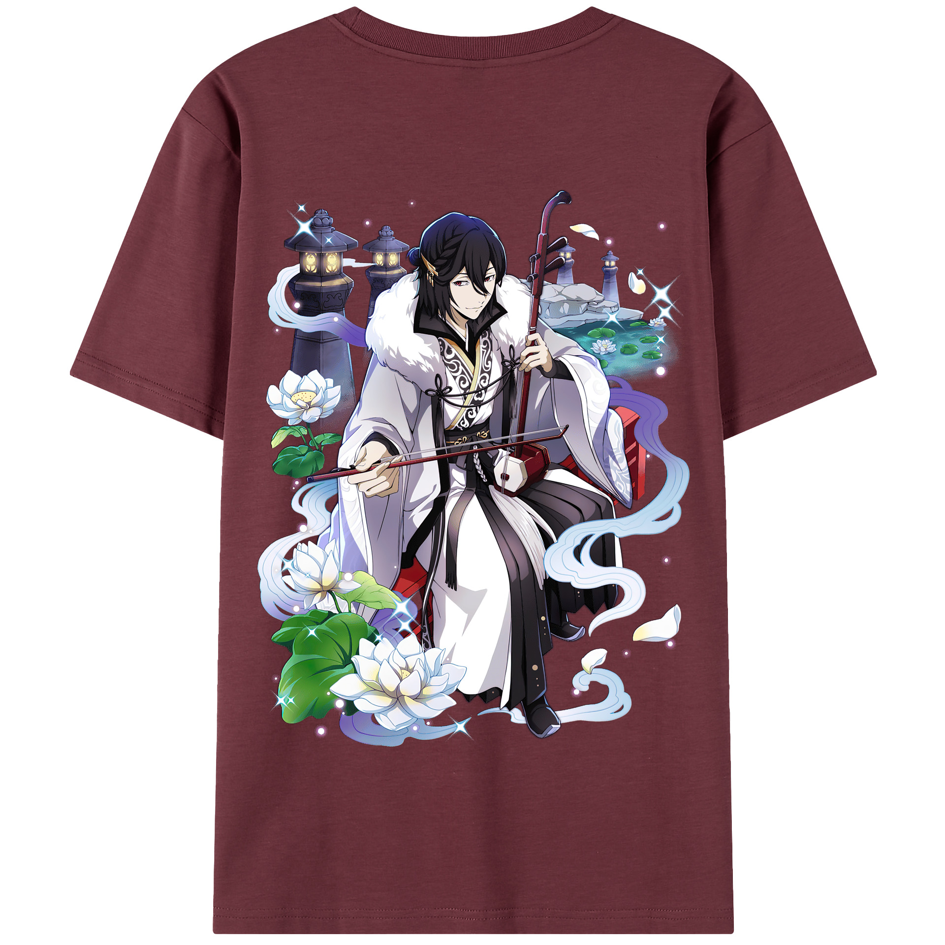 （画像用） 文豪ストレイドッグス Bungo Stray Dogs 綿100％半袖Tシャツ（背面プリント）
